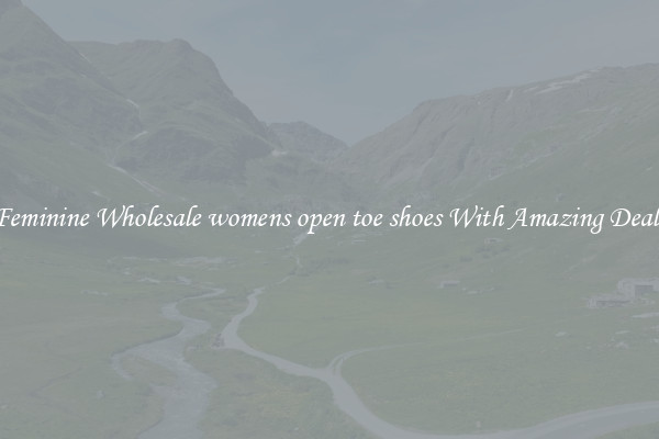 Feminine Wholesale womens open toe shoes With Amazing Deals
