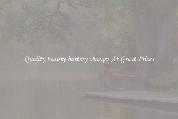Quality beauty battery charger At Great Prices