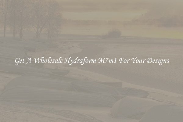 Get A Wholesale Hydraform M7m1 For Your Designs